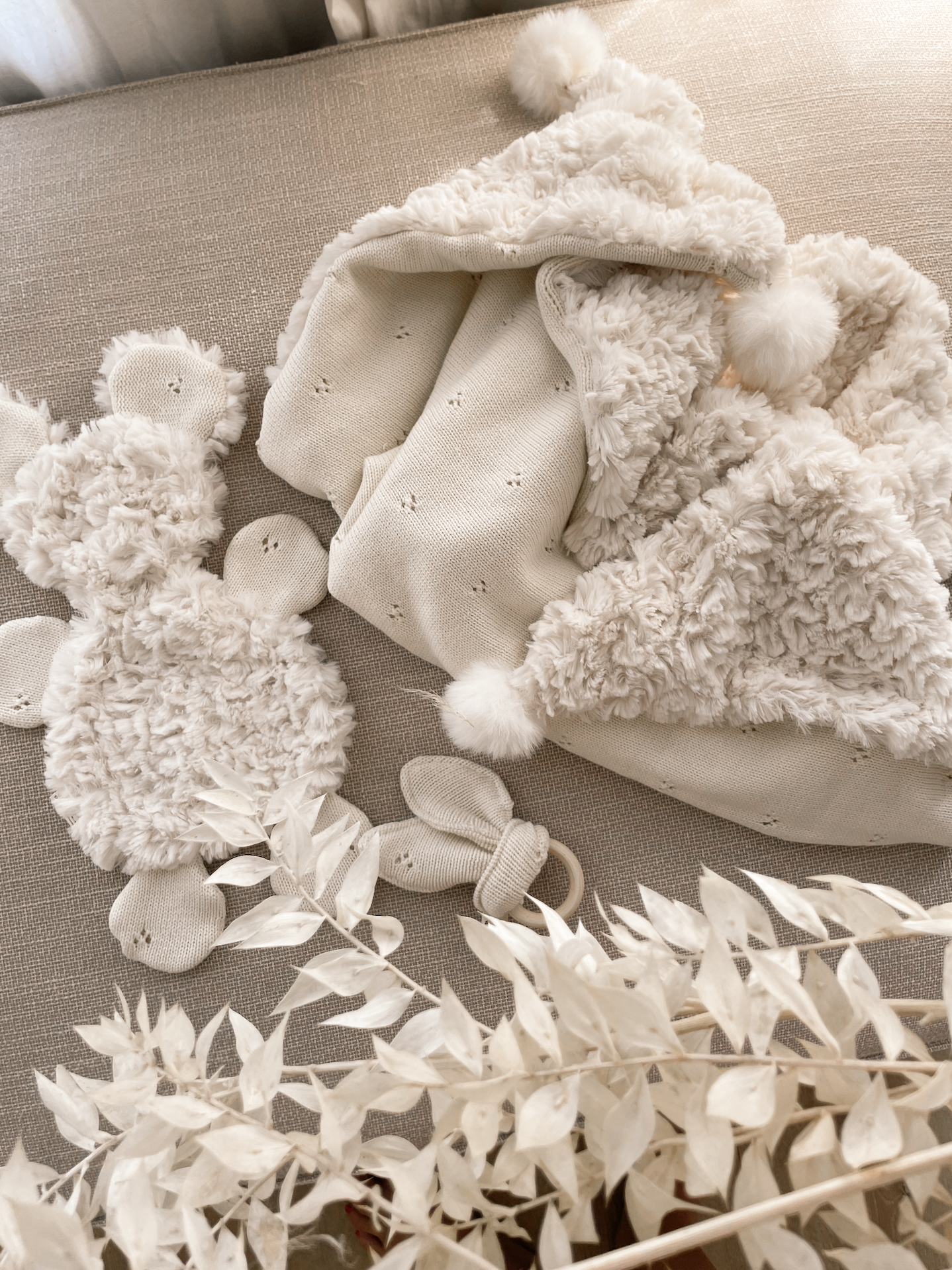 Trousseau de naissance Pointelle - Beige