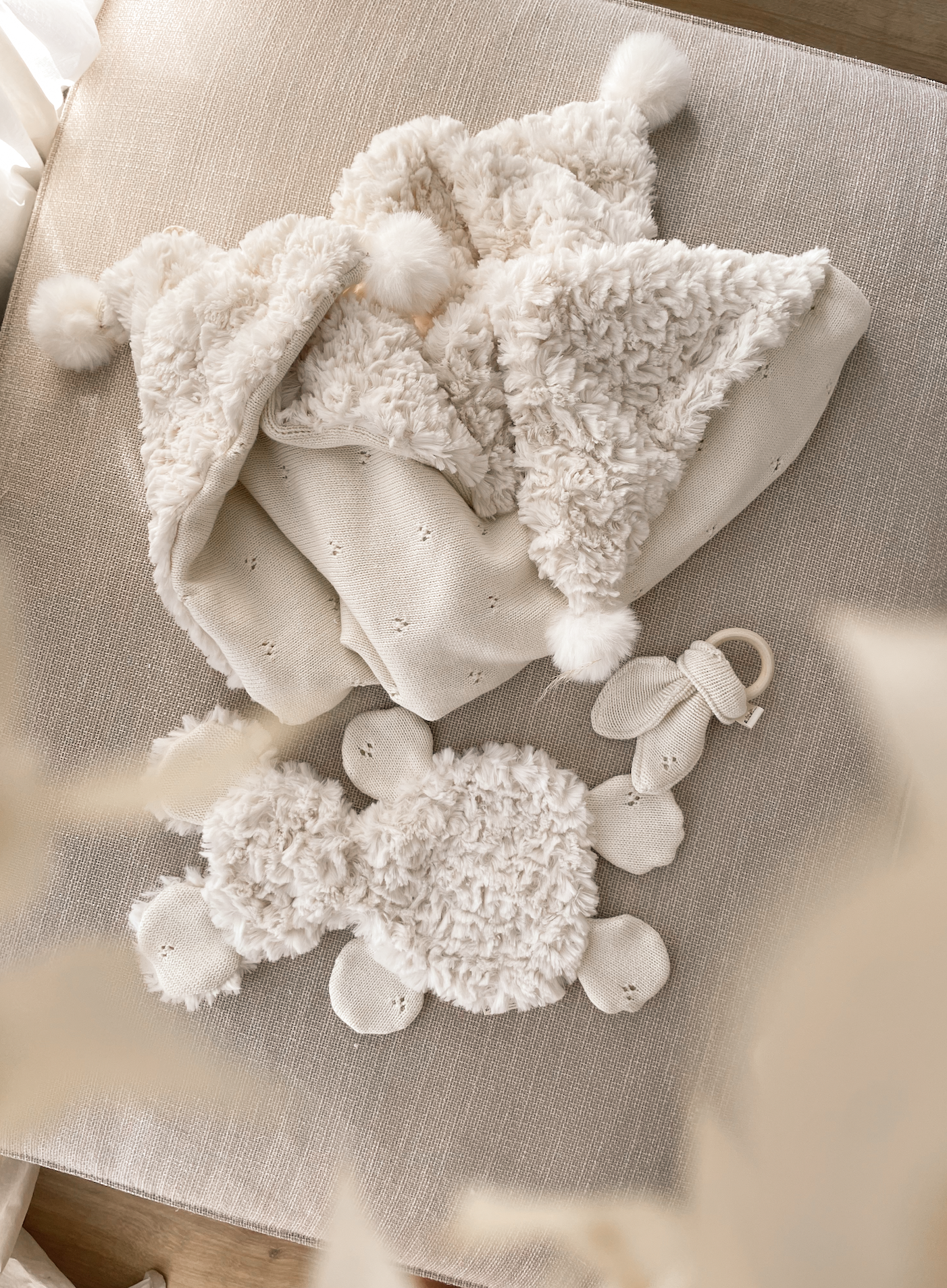 Trousseau de naissance Pointelle - Beige