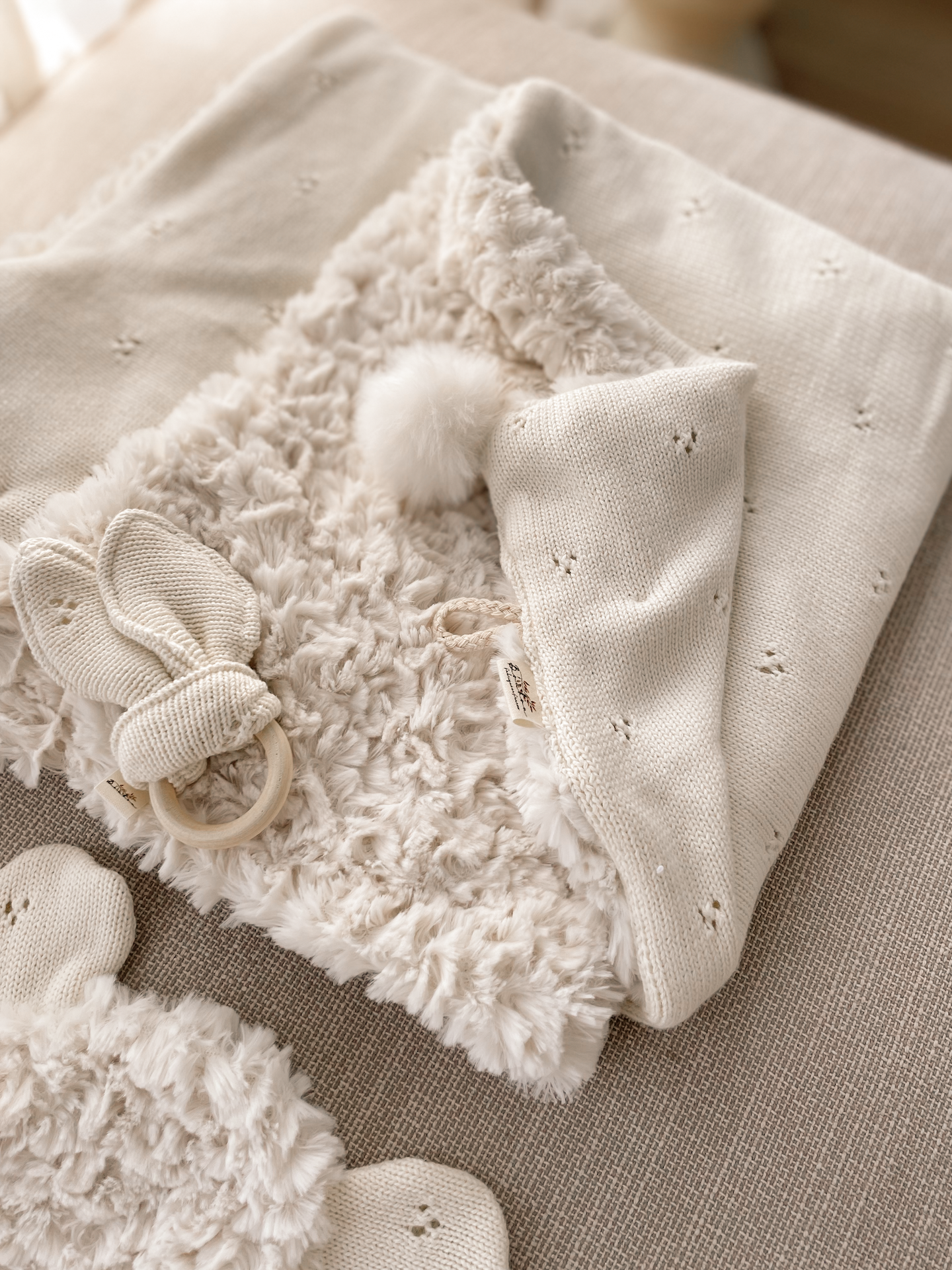 Trousseau de naissance Pointelle - Beige